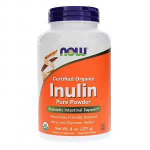 Inulin Organic, Inulin, Now Foods, Pulbere, 227 g