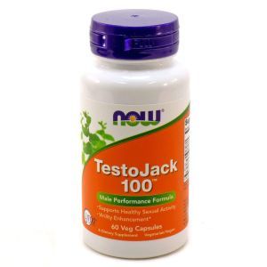 Репродуктивное здоровье мужчин, TestoJack 100, Now Foods, 60 кап