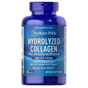 Colagen, colagen hidrolizat, Puritan's Pride, hidrolizat, 1000 mg, 180 capsule