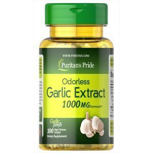 Чеснок, Odorless Garlic, без запаха, 1000 мг, 100 капсул 