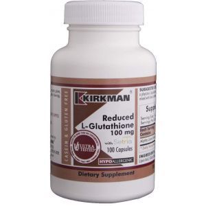 L-глутатион, Kirkman Labs, 100 мг, 100 капсул