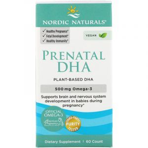 Рыбий жир для беременных, Prenatal DHA, Nordic Naturals, 500 мг, 60 гелевых капсул (Default)