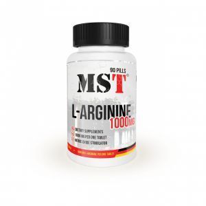 L-Аргинин, Nutrition L-Arginine 1000, MST, 90 капсул
