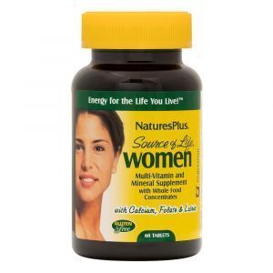 Мультивитамины для женщин, Multi-Vitamin and Mineral, Nature's Plus, Source of Life, 60 таблеток