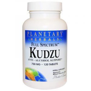 Кудзу, полный спектр, Kudzu, Planetary Herbals, 750 мг, 120 таблеток