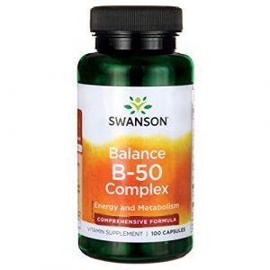 Комплекс витаминов В-50, Balance Vitamin B-50, Swanson, 100 капсул