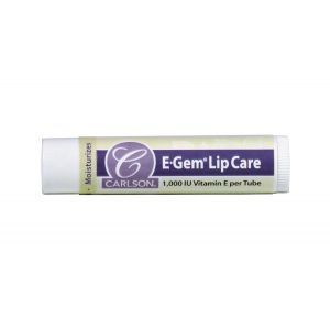 Balsamuri de buze, Îngrijirea buzelor, Carlson Labs, cu vitamina E, 1000 UI, 12 tuburi