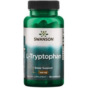  L-триптофан, L-Tryptophan, Swanson, 500 мг, 60 капсул