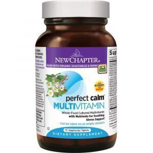 Мультивитамины для женщин и мужчин, Perfect Calm - Daily Multivitamin, New Chapter, 72 таблетки