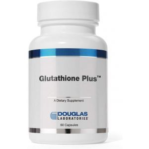 Восстановленный L-глутатион с N-ацетил-L-цистеином, Glutathione Plus, Douglas Laboratories, 60 капсул