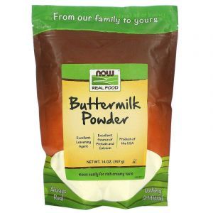 Пахта, сухой порошок, (Buttermilk Powder), Now Foods, 397 г