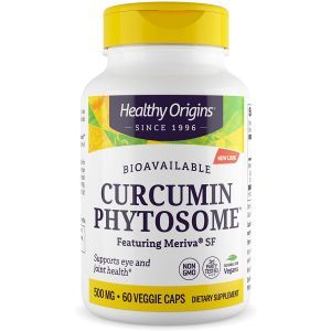 Куркумин, Curcumin Phytosome, Healthy Origins, 60 кап.