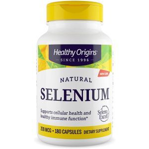 Селен, Seleno Excell, Healthy Origins, 200 мкг, 180 капсул