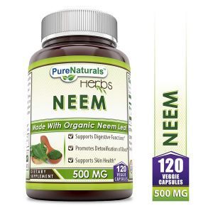 Ним, Neem, Pure Naturals, 500 мг, 120 вегетарианских капсул