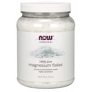Магниевые хлопья для ванн, Solutions Magnesium Flakes, Now Foods, 1531г 