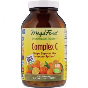 Витамин С, комплекс, Complex C, MegaFood, 180 таблеток (Default)