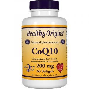 Коэнзим Q10, Healthy Origins, Kaneka Q10 (CoQ10), 200 мг, 60 капсул (Default)