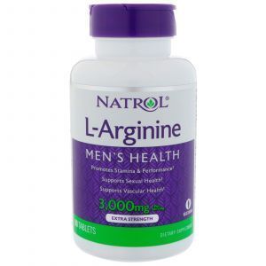 Arginina, L-Arginina, Natrol, 3.000 mg, 90 tablete