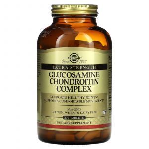 Complex de glucozamină, condroitină extra-puternică, osoasă și articulară, glucozamină condroitină, Solgar, 270 de tablete