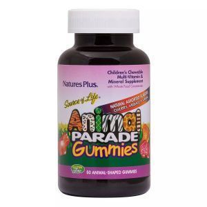 Мультивитамины и минералы для детей, Multi-Vitamin & Mineral Supplement, Nature's Plus, с разными вкусами, 90 жевательных конфет в форме животных
