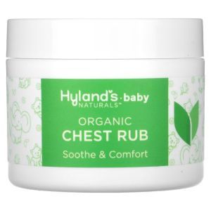 Бальзам для детей успокаивающий, Organic Chest Rub, Hyland's Naturals, Baby, для груди, органический, 50 г