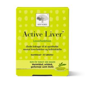 Поддержка печени, Active Liver, New Nordic, 30 таблеток
