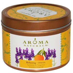 Свеча с лавандой и мандарином, Aroma Naturals, 79,38 г