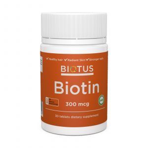Биотин, Biotin, Biotus, 300 мкг, 30 таблеток