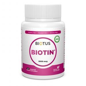 Biotină, Biotină, Biotus, 5.000 mcg, 60 capsule