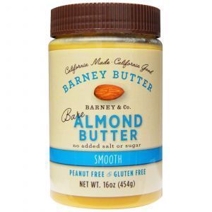 Миндальное масло без добавок, Bare Almond Butter, Barney Butter, 454 г.