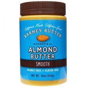 Миндальное масло, Almond Butter, Barney Butter, 454 г.