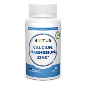Calciu Magneziu Zinc Vitamina D3 Biotus 100 capsule