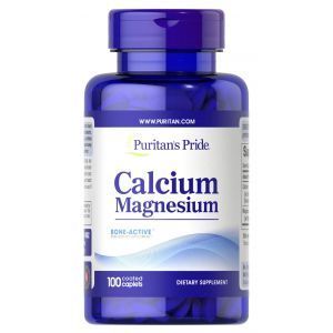 Кальций Магний хелат, Calcium Magnesium Chelated, Puritan's Pride, 100 капсул
