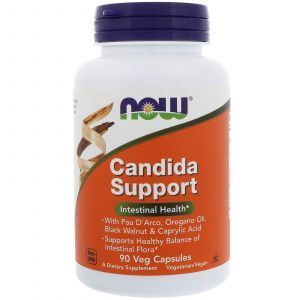 Противокандидное средство, Candida Support, Now Foods, 90 капс