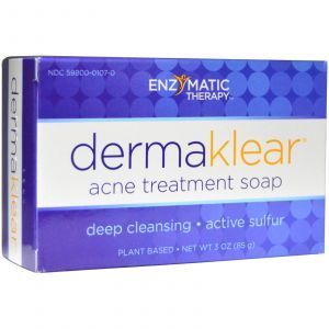 Мыло с серой от акне, DermaKlear Acne, Enzymatic Therapy, (85 г)