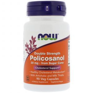 Поликозанол (Policosanol), Now Foods, 90 капс