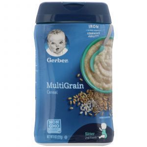 Мультизлаковая каша, Multigrain Cereal, Gerber, 227 г