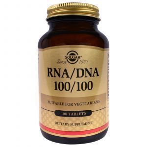 Нуклеиновые кислоты, RNA / DNA 100/100, Solgar, 100 табл
