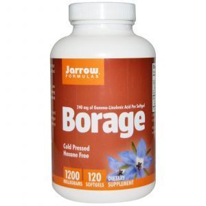 Масло огуречника (Borage), Jarrow Formulas, 1200 мг, 120 кап