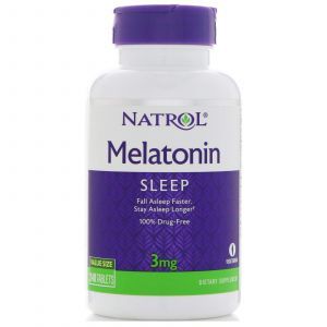 Мелатонин, Melatonin, Natrol, 3 мг, 240 таблет