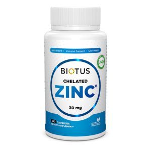 Zinc chelat, Biotus, 30 mg, 100 capsule