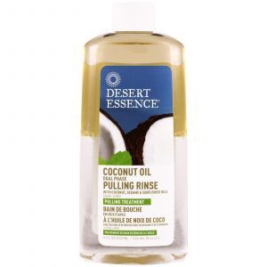 Кокосовое масло для полости рта, Coconut Oil, Desert Essence, 240 мл