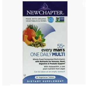 Мультивитамины для мужчин 55+, Every Man's One Daily 55+, New Chapter, 1 в день, 24 таблетки