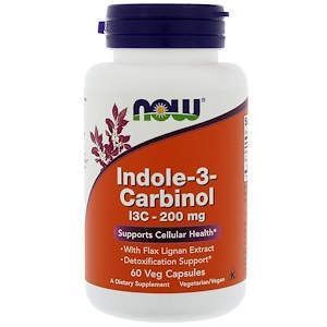 Indol-3-Carbinol, Now Foods, 200 mg, 60 capsule