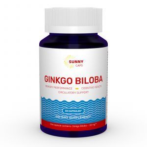 Ginkgo Biloba, Capsule Sunny, 20 mg, 30 capsule