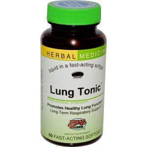 Легочной тоник, Lung Tonic, Herbs Etc., 60 капсул 