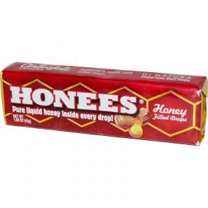 Леденцы с медом, Milk & Honey Filled Drops, Honees, 42 г.