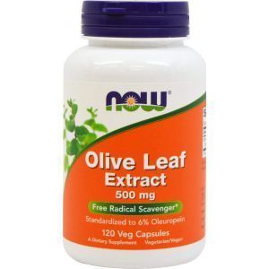 Olive Leaf, Now Foods, extract, 500 mg, 120 de capsule