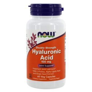 Acid hialuronic, Now Foods, putere dublă, 100 mg, 60 capsule vegetale