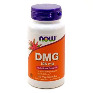 Диметилглицин, Now Foods, DMG, 125 мг, 100 капсу